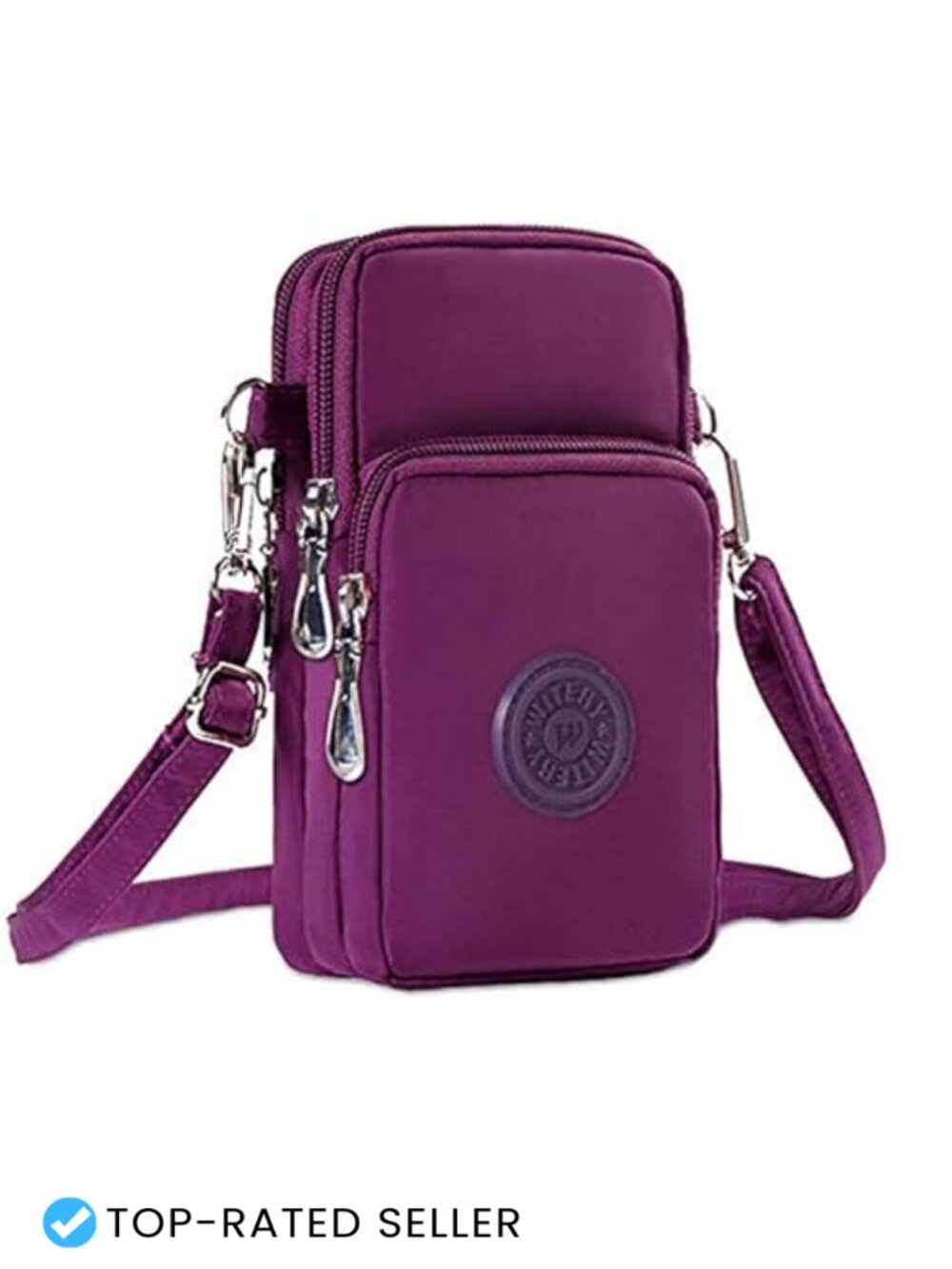 Waterproof Nylon Crossbody Phone Purse Mini Wristlet Wallet